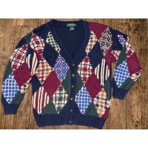 vintage bushwacker heavy weight cardigan sweater patterns M